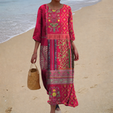 Schickes, bequemes und langes Kleid