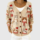 Jutta | Bequemer Strickcardigan mit Knöpfen