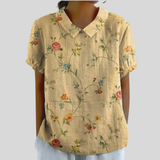Blumenoberteil Eleganter Komfort - Streublumen Beige