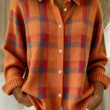 Corinna | Karo-Strickjacke