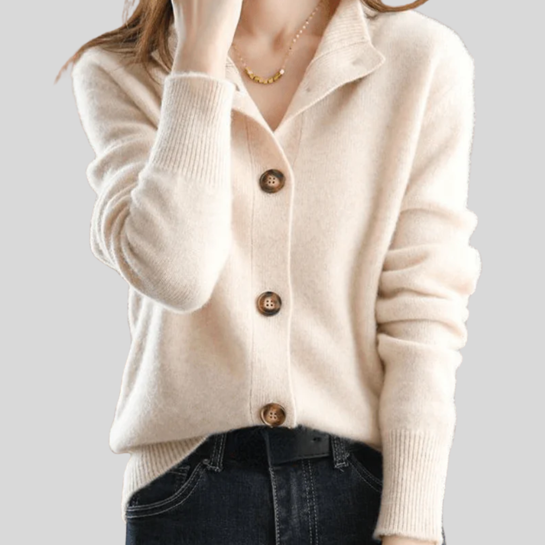 Claire | Weicher Cardigan im Retro-Stil