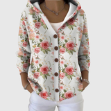 Sigrid | Bequemer Strickcardigan mit Kapuze