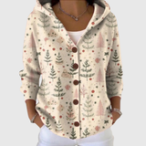 Hilde | Strickcardigan mit Kapuze