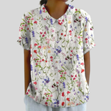 Blumenoberteil Eleganter Komfort - Wildblumen Bunt