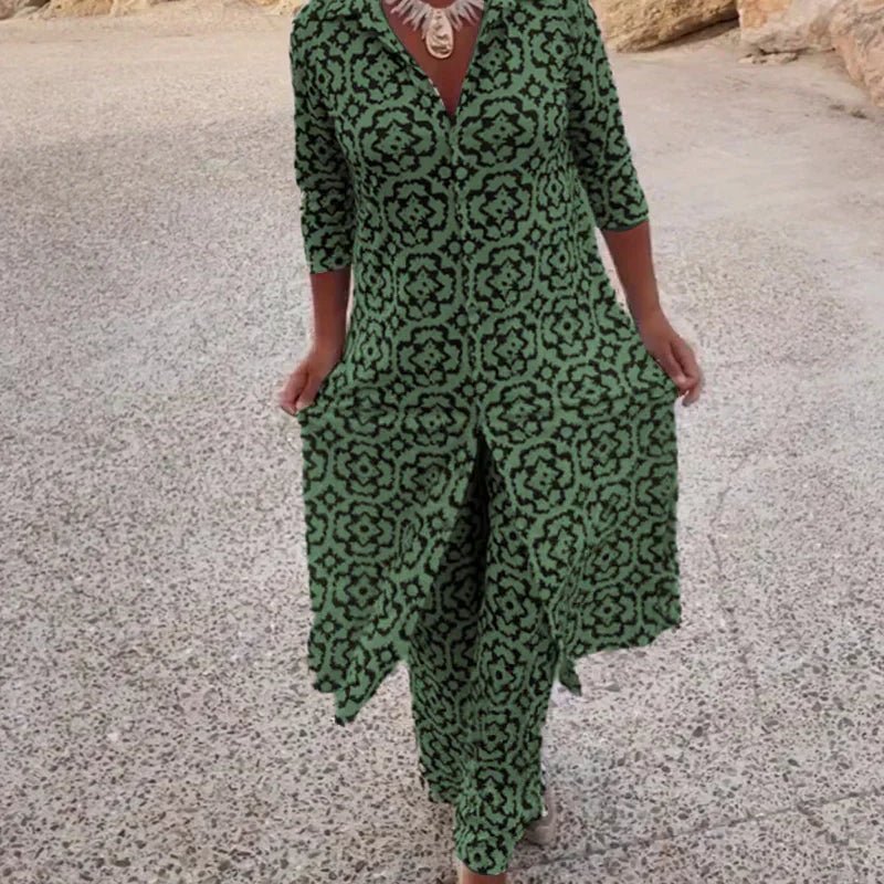 Maeve - Geometrisch-elegantes Ensemble