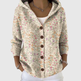 Erika | Strickcardigan mit Kapuze