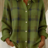Corinna | Karo-Strickjacke