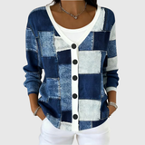 Elfriede | Bequemer geknöpfter Strickcardigan