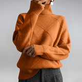Lauren | Luxuriöser Feinstrickpullover mit Stehkragen