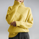 Lauren | Luxuriöser Feinstrickpullover mit Stehkragen