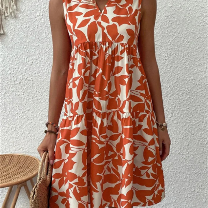 TASHA | FLIESSENDES MIDI-KLEID