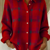 Corinna | Karo-Strickjacke