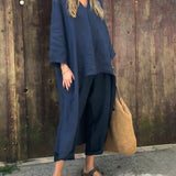 Vaelora - Drapiertes Eleganz-Ensemble