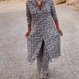 Maeve - Geometrisch-elegantes Ensemble
