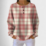 Wiltrud™ | Pullover im Karo in Altrosa
