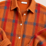 Corinna | Karo-Strickjacke