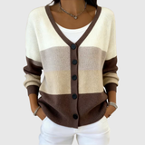 Gudrun | Bequemer geknöpfter Strickcardigan