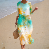 Langes, fließendes und bequemes Kleid