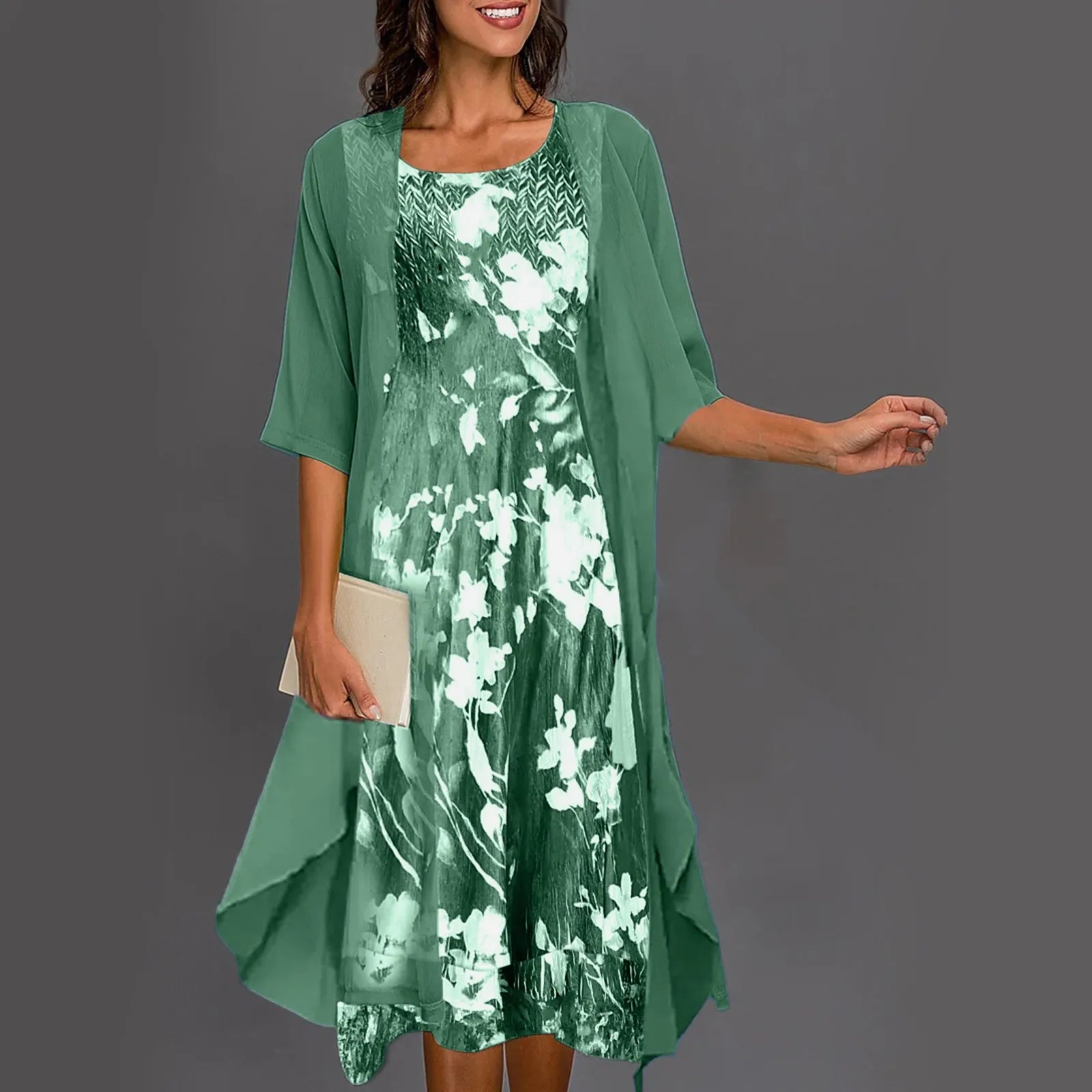 Anita - Elegantes Kleid-Ensemble