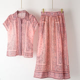Adele - Zweiteiliges Ensemble mit Boho-Print