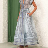 Adele - Zweiteiliges Ensemble mit Boho-Print