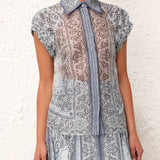 Adele - Zweiteiliges Ensemble mit Boho-Print