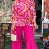 Lichelle - Ensemble mit Aquarellmuster